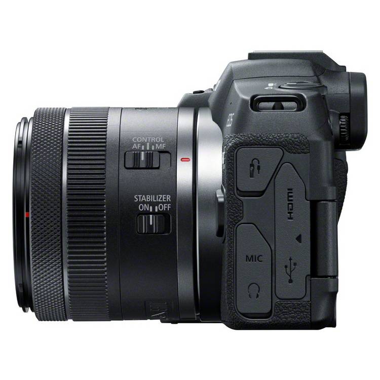 Canon EOS R8 mirrorless camera with RF 24-50mm lens, imported from the UK