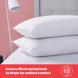 Silentnight Bounceback medium firm pillow 2 pack, UK version
