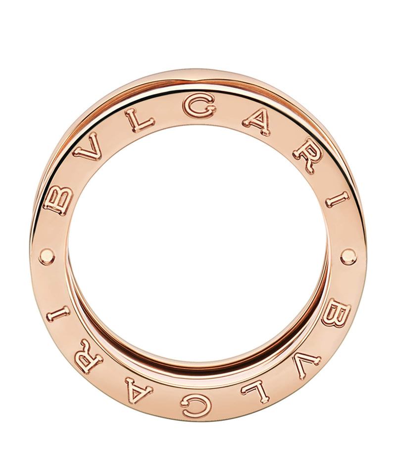 Bvlgari B.zero1 three-band rose gold ring - British product