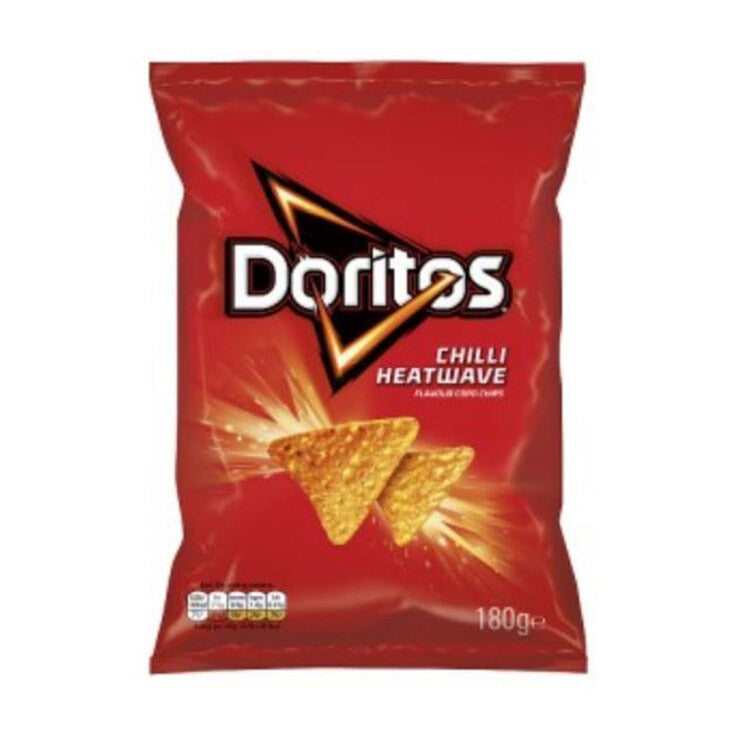 Walkers Doritos Variety Tortilla Chips 7 x 180g (British brand)