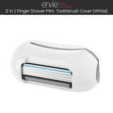 Superdrug Envie 2in1 Finger Shaver Mini Razor Toothbrush Cover, White- Buy online at McGrocer