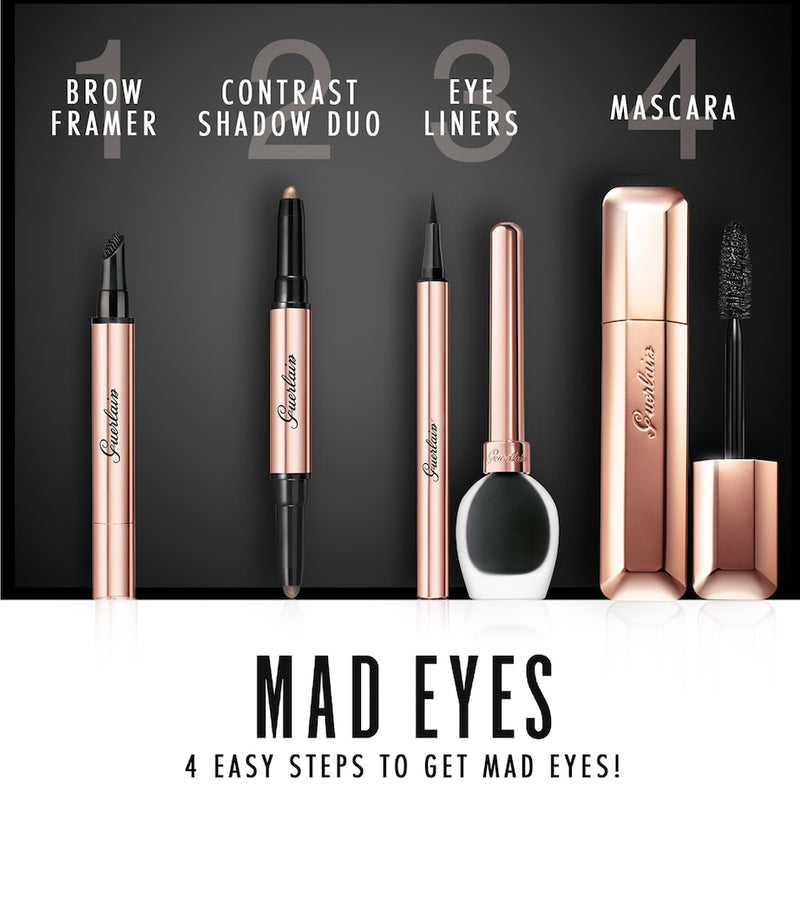 Guerlain intense liquid eyeliner with fine brush tip, imported from the UK