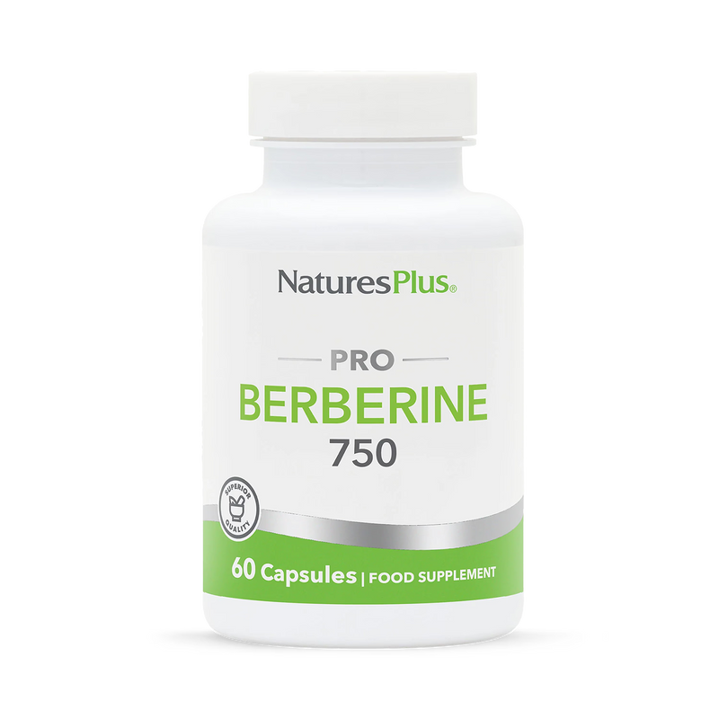 NaturesPlus berberine supplement 750mg 60 capsules - British product