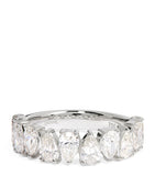 Harrods white gold diamond eternity ring 1.90ct (British brand)
