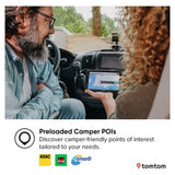 TomTom GO Camper Max 2nd Gen sat nav 7 inch, imported from the UK