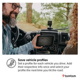 TomTom GO Camper Max 2nd Gen sat nav 7 inch, imported from the UK