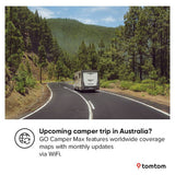 TomTom GO Camper Max 2nd Gen sat nav 7 inch, imported from the UK