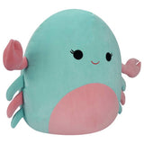 Squishmallows Isler pink and mint crab plush 20-inch - British product