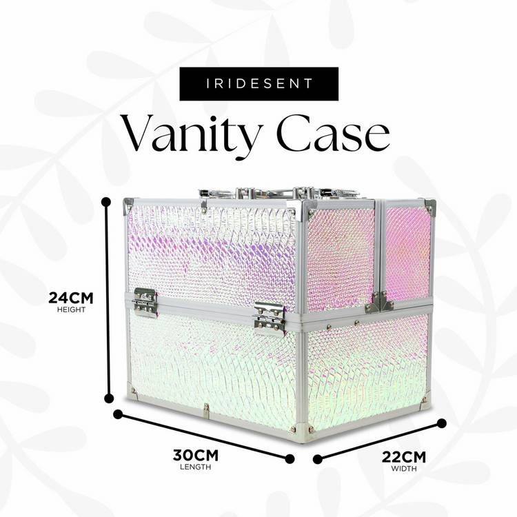 Streetwize iridescent snake design vanity case, UK version