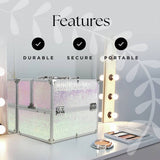 Streetwize iridescent snake design vanity case, UK version
