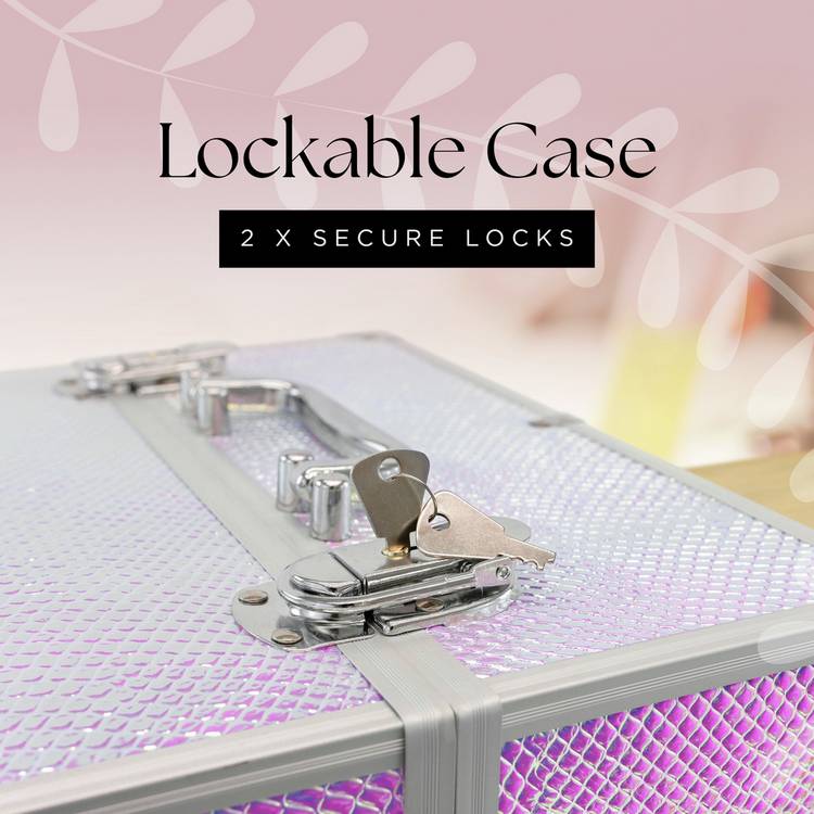 Streetwize iridescent snake design vanity case, UK version