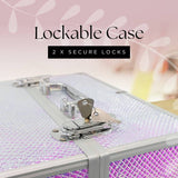 Streetwize iridescent snake design vanity case, UK version