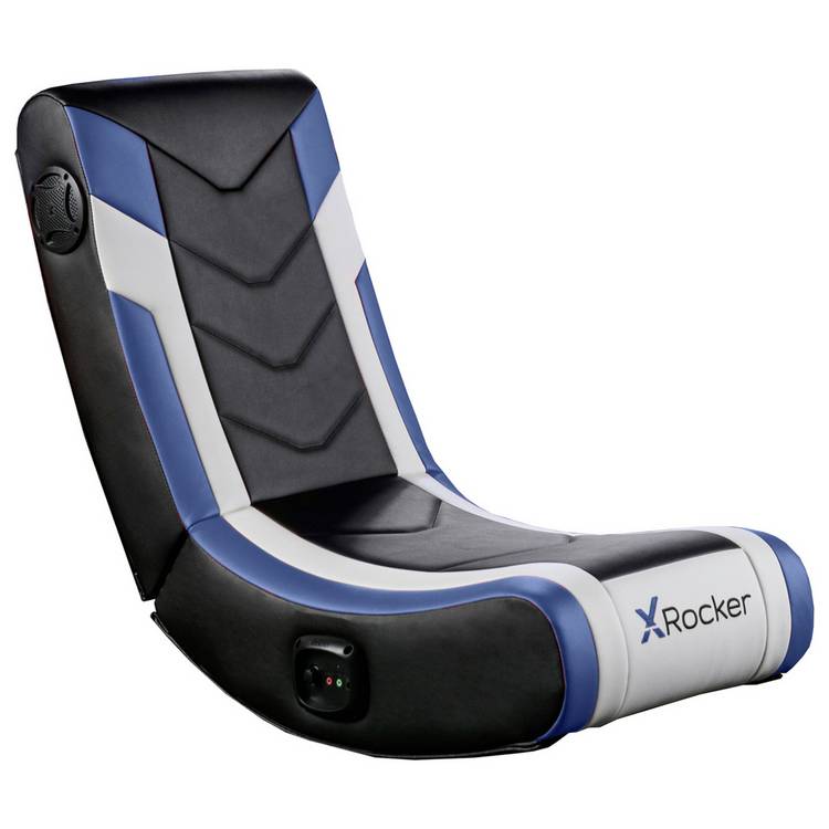 X Rocker Solo eSports 2.0 junior gaming chair in blue (British brand)