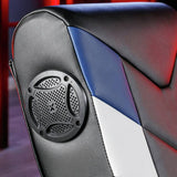 X Rocker Solo eSports 2.0 junior gaming chair in blue (British brand)