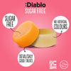 Diablo sugar free gummy drops assorted fruit flavours 75g pack of 8 (British brand)