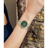 Olivia Burton green dial two-tone watch 34mm - British product