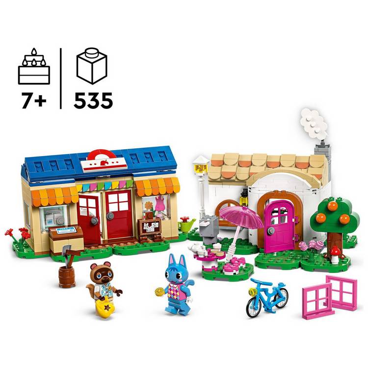 LEGO Animal Crossing Nook's Cranny building set 77050, imported from the UK
