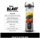 Ninja Blast portable hand blender black 510ml (British brand)
