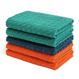 Habitat geo circles terry tea towels 66x46cm, imported from the UK