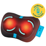 Homedics portable shiatsu pillow with soothing heat, UK version
