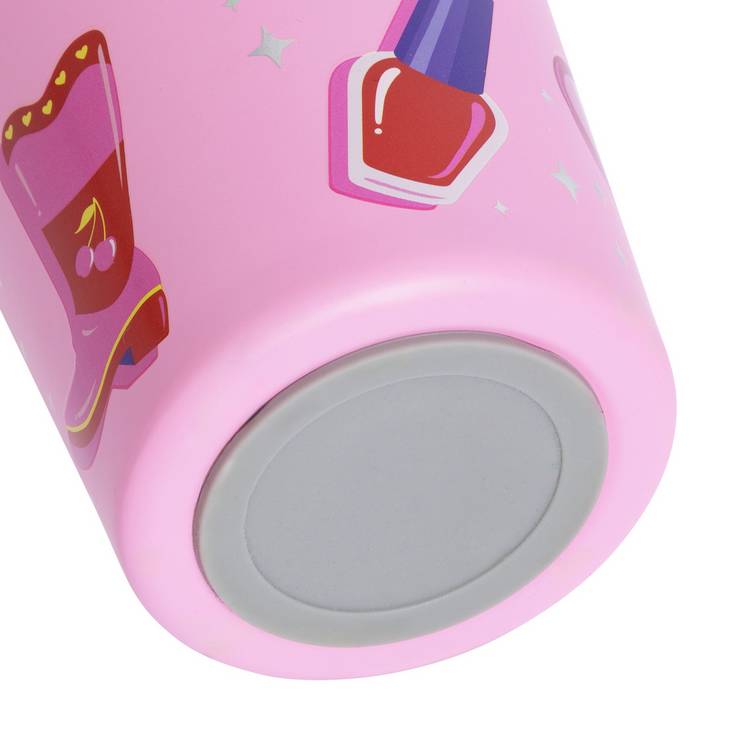 Home Rollerskate pink soda cup 500ml, imported from the UK