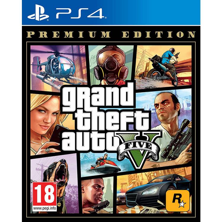 Grand Theft Auto V Premium Edition PS4 game - British product
