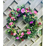 Argos Garden XP Artificial Summer Wreath 60cm- Buy online at McGrocer