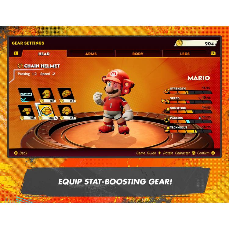 Nintendo Mario Strikers Battle League Football Switch game (British brand)