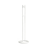 Argos Home white wire toilet roll holder with steel base (British brand)