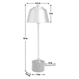 Habitat slim library marble table lamp, UK version