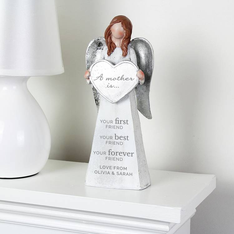 Personalised mother angel ornament H23cm, UK version