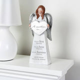 Personalised mother angel ornament H23cm, UK version