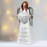 Personalised mother angel ornament H23cm, UK version