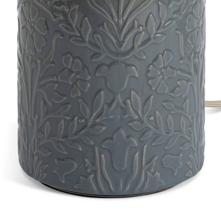 Habitat x Morris & Co. Strawberry Thief ceramic lamp, UK version