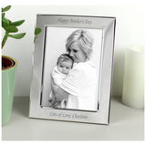 Personalised silver plated photo frame 6x4 - British product
