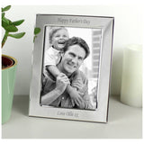 Personalised silver plated photo frame 6x4 - British product