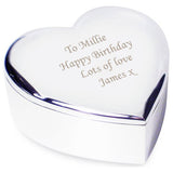 Argos Personalised Message Heart Trinket- Buy online at McGrocer