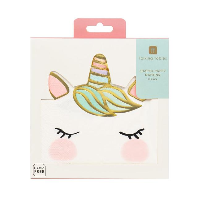 Unicorn Paper Napkins   20 per pack GOODS M&S