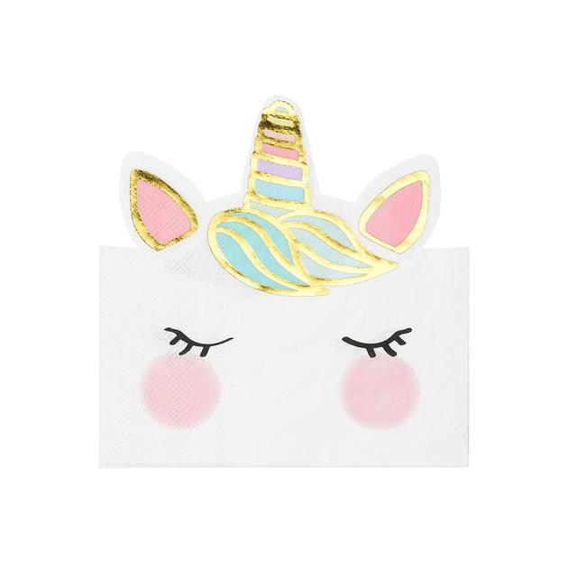 Unicorn Paper Napkins   20 per pack GOODS M&S