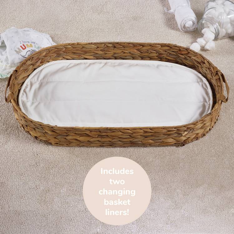 Kinder Valley changing basket with liners (British brand)