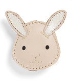 Donsje leather bunny hair clip - British product