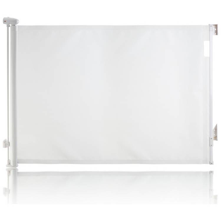 Dreambaby retractable gate white 60-140cm, imported from the UK