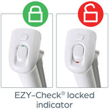 Dreambaby retractable gate white 60-140cm, imported from the UK