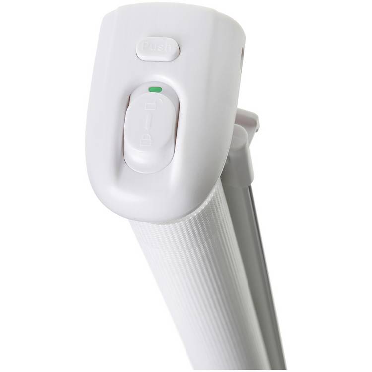 Dreambaby retractable gate white 60-140cm, imported from the UK