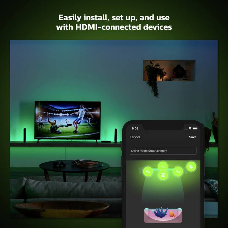 Philips Hue Play HDMI Sync Box smart hub for TV - British product