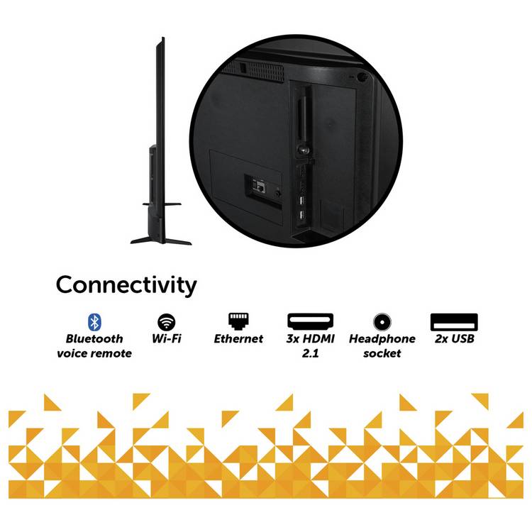 Bush 58 inch 4K UHD Smart TV 58UT24SB - British brand
