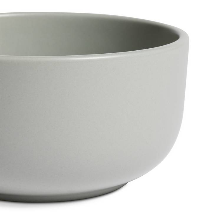 Habitat stoneware nibble bowls 3-piece grey - British product