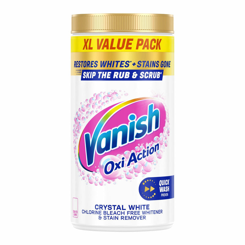 Vanish Gold Oxi Action Powder Crystal White 1.9kg (British brand)