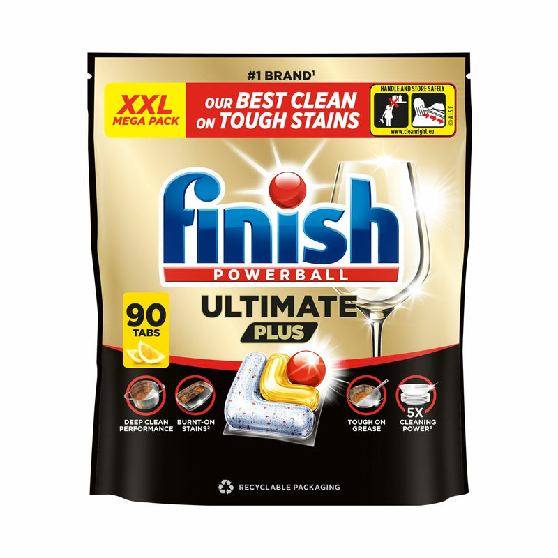 Finish Lemon Sparkle dishwasher tablets 90 pack - British product