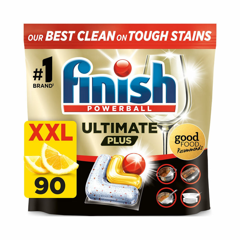Finish Lemon Sparkle dishwasher tablets 90 pack - British product
